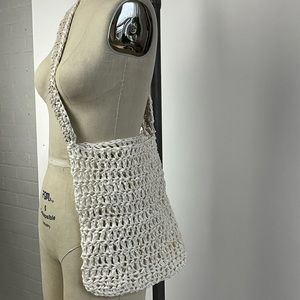 Handmade Raffia Crochet Tote Bag